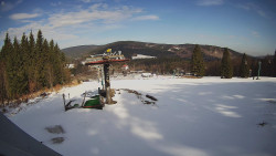 Horní část sjezdovky Skiareálu Ramzová