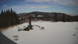 Horní část sjezdovky Skiareálu Ramzová