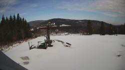 Horní část sjezdovky Skiareálu Ramzová