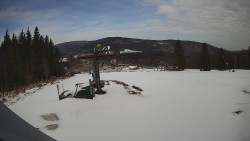 Horní část sjezdovky Skiareálu Ramzová