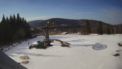 Horní část sjezdovky Skiareálu Ramzová