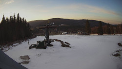 Horní část sjezdovky Skiareálu Ramzová