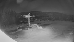 Horní část sjezdovky Skiareálu Ramzová