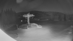 Horní část sjezdovky Skiareálu Ramzová