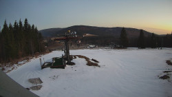 Horní část sjezdovky Skiareálu Ramzová