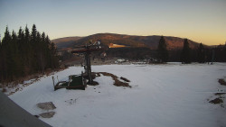 Horní část sjezdovky Skiareálu Ramzová