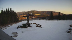 Horní část sjezdovky Skiareálu Ramzová