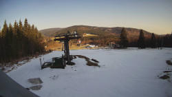 Horní část sjezdovky Skiareálu Ramzová