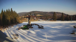 Horní část sjezdovky Skiareálu Ramzová