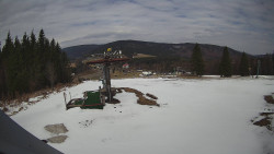 Horní část sjezdovky Skiareálu Ramzová