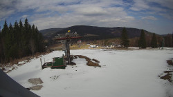 Horní část sjezdovky Skiareálu Ramzová