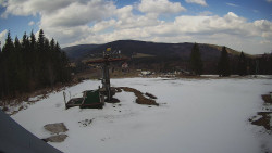 Horní část sjezdovky Skiareálu Ramzová