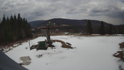 Horní část sjezdovky Skiareálu Ramzová