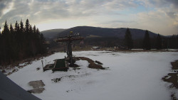 Horní část sjezdovky Skiareálu Ramzová