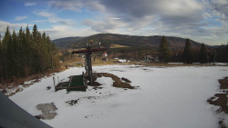 Horní část sjezdovky Skiareálu Ramzová