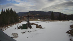 Horní část sjezdovky Skiareálu Ramzová