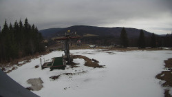 Horní část sjezdovky Skiareálu Ramzová