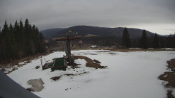 Horní část sjezdovky Skiareálu Ramzová