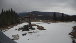 Horní část sjezdovky Skiareálu Ramzová