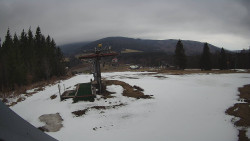 Horní část sjezdovky Skiareálu Ramzová