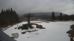 Horní část sjezdovky Skiareálu Ramzová