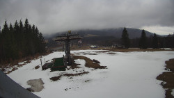 Horní část sjezdovky Skiareálu Ramzová