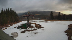 Horní část sjezdovky Skiareálu Ramzová