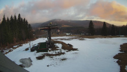 Horní část sjezdovky Skiareálu Ramzová