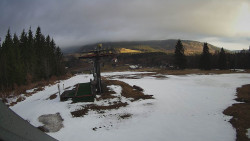 Horní část sjezdovky Skiareálu Ramzová