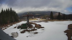 Horní část sjezdovky Skiareálu Ramzová