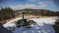 Horní část sjezdovky Skiareálu Ramzová