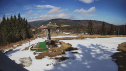 Horní část sjezdovky Skiareálu Ramzová