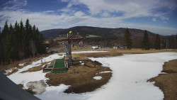 Horní část sjezdovky Skiareálu Ramzová