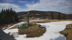 Horní část sjezdovky Skiareálu Ramzová