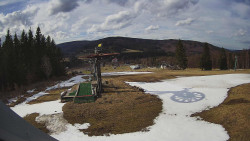 Horní část sjezdovky Skiareálu Ramzová