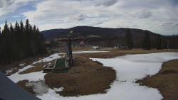 Horní část sjezdovky Skiareálu Ramzová