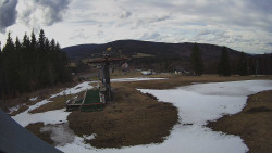 Horní část sjezdovky Skiareálu Ramzová