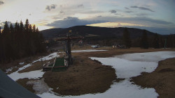 Horní část sjezdovky Skiareálu Ramzová