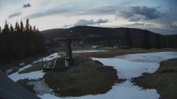 Horní část sjezdovky Skiareálu Ramzová