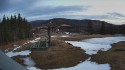 Horní část sjezdovky Skiareálu Ramzová