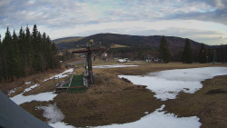 Horní část sjezdovky Skiareálu Ramzová