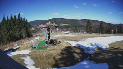 Horní část sjezdovky Skiareálu Ramzová