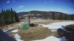 Horní část sjezdovky Skiareálu Ramzová