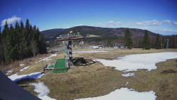 Horní část sjezdovky Skiareálu Ramzová