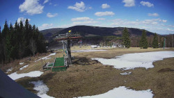 Horní část sjezdovky Skiareálu Ramzová