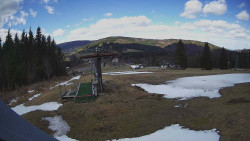 Horní část sjezdovky Skiareálu Ramzová