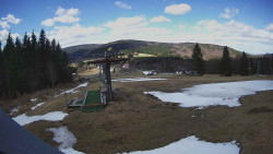 Horní část sjezdovky Skiareálu Ramzová