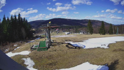 Horní část sjezdovky Skiareálu Ramzová