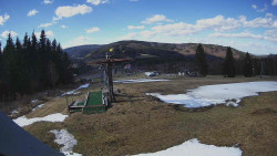 Horní část sjezdovky Skiareálu Ramzová