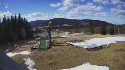 Horní část sjezdovky Skiareálu Ramzová